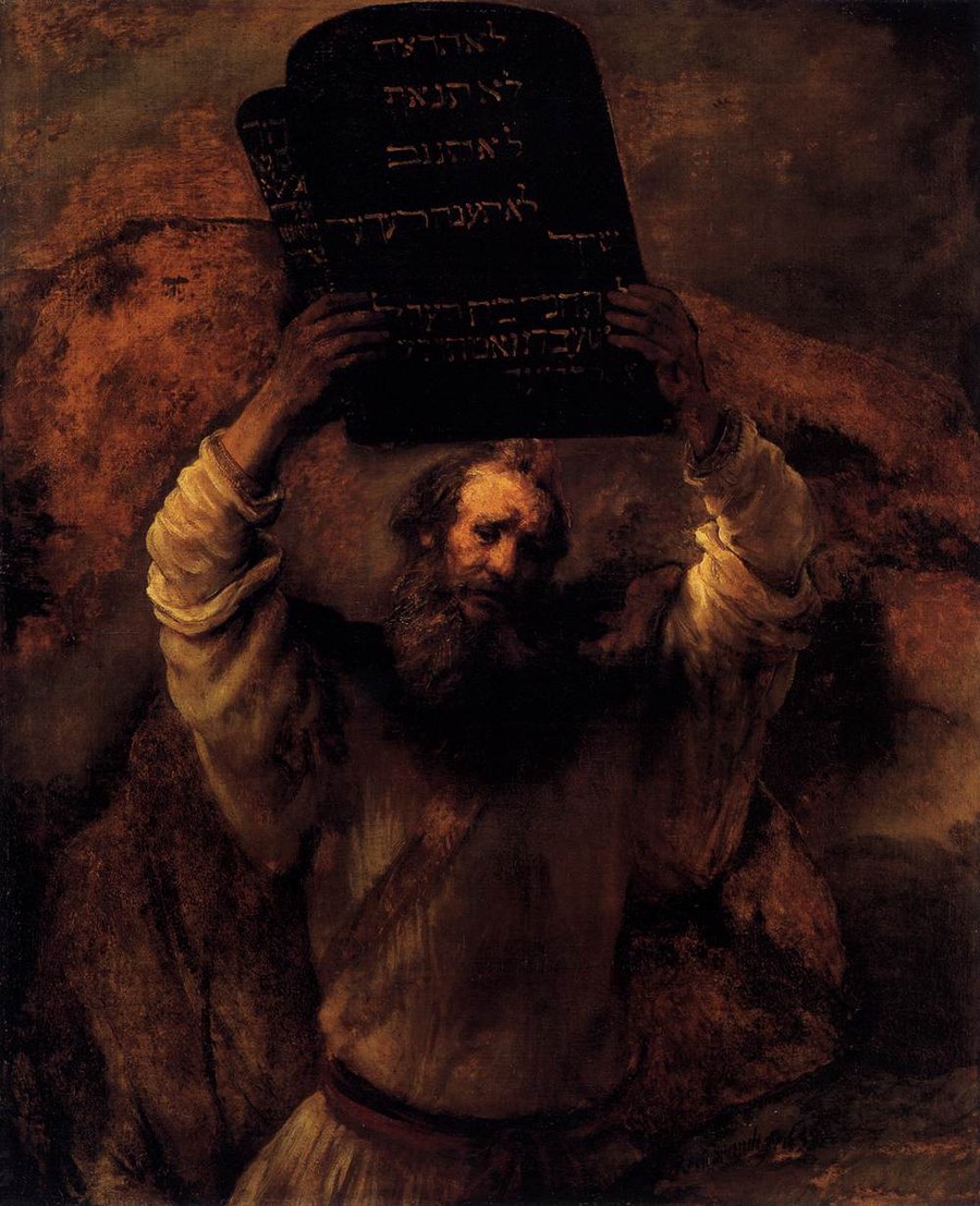 Moses, painted