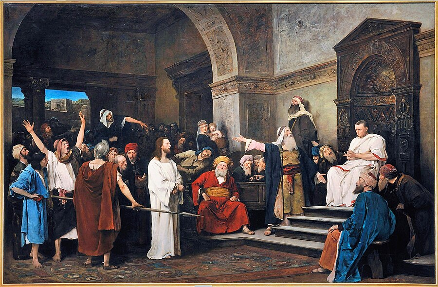 Pontius Pilate, painted